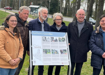 Goedtke-Informationstafel feierlich eingeweiht
