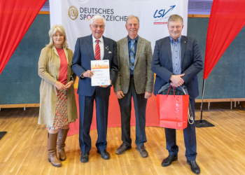 Landessportverband ehrt langjährig erfolgreiche Absolventinnen und Absolventen des Deutschen Sportabzeichens