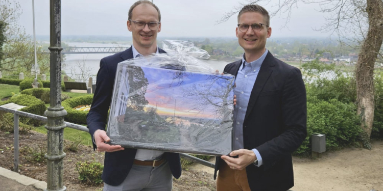 Bundestagsabgeordneter Henri Schmidt beim Antrittsbesuch in Lauenburg