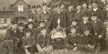 Als die Feuerwehr noch mit Traktor zum Einsatz fuhr