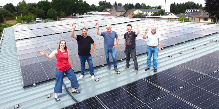 Solaranlage am Bauhof Büchen mit Bürgerbeteiligung realisiert