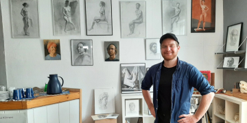 Großformatiger Auftritt bei ‚Dörfer zeigen Kunst‘