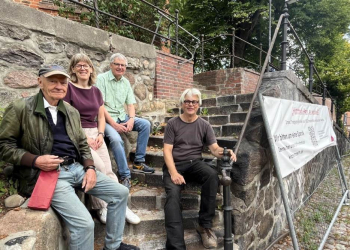 Historisches Treppengeländer in Mölln: Ein Großspender aus Australien