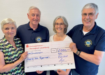 Lions Club überreicht Spende an TagesINSEL