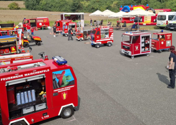 Feuer Flitzer Berkenthin beim ersten bundesweiten Treffen in Bayern