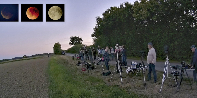 Mondfinsternis in Sierksrade begeistert Besucher
