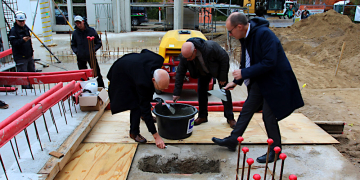 Grundstein für Erweiterung des Kreishauses gelegt
