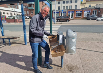 Kippenboxen in Mölln: Fast 28.000 Zigarettenkippen fachgerecht entsorgt – über 34.000 gesammelt