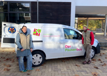 Der Pausenbus startet am Marion-Dönhoff-Gymnasium Mölln