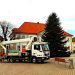 Weihnachtsbaum auf dem Marktplatz eingetroffen