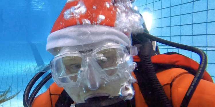 Weihnachtsmann abgetaucht – Erfolgreiches Jahr bei der Tauchgemeinschaft Mölln