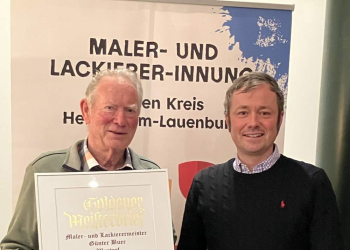 Goldener Meisterbrief für Günter Buer