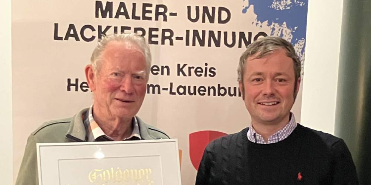Goldener Meisterbrief für Günter Buer