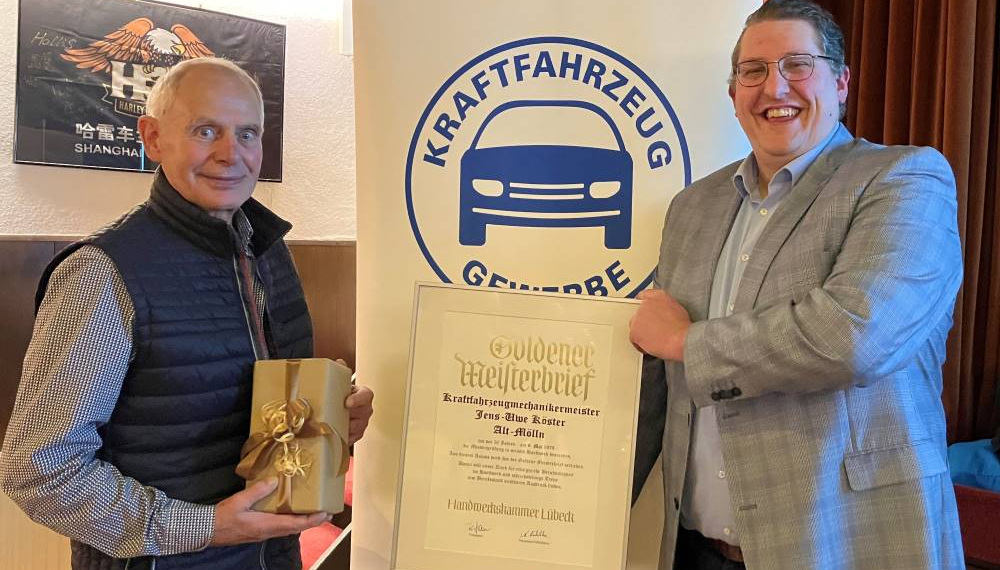 Ehrung bei der Innung des Kfz-Gewerbes für den Kreis Herzogtum Lauenburg