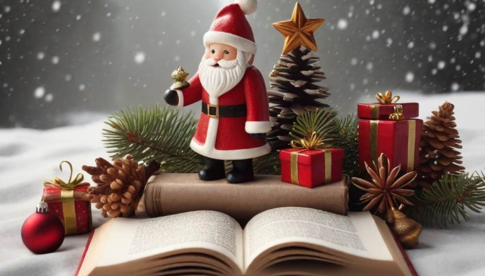 Weihnachts-Bücherregal in der Stadtbücherei Mölln: Gemeinsam neue Geschichten entdecken