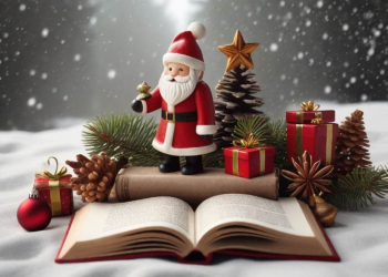 Weihnachts-Bücherregal in der Stadtbücherei Mölln: Gemeinsam neue Geschichten entdecken