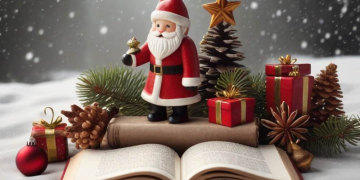 Weihnachts-Bücherregal in der Stadtbücherei Mölln: Gemeinsam neue Geschichten entdecken