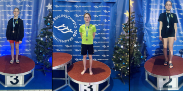 Neun Podesplätze bei der Internationelen Weihnachtsgala im Sportbad Heidberg