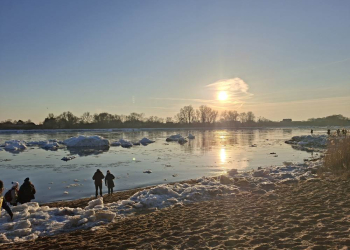 Eisberge in Geesthacht – Stadtverwaltung appelliert