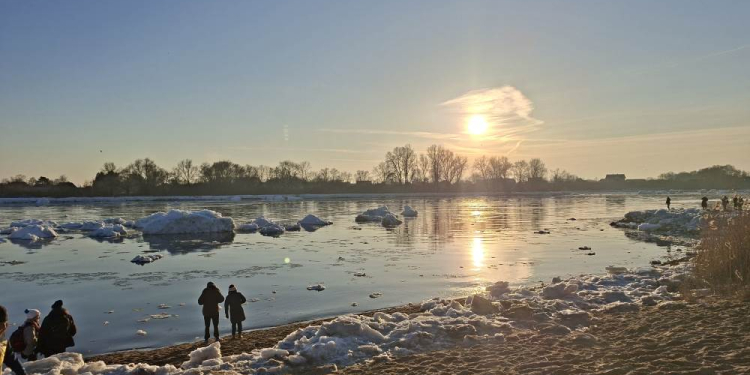 Eisberge in Geesthacht – Stadtverwaltung appelliert