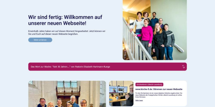 Neue Webseite für den Kirchenkreis
