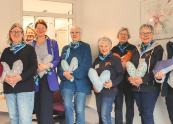 LandFrauen Berkenthin spenden Herzkissen an Rehabilitandinnen