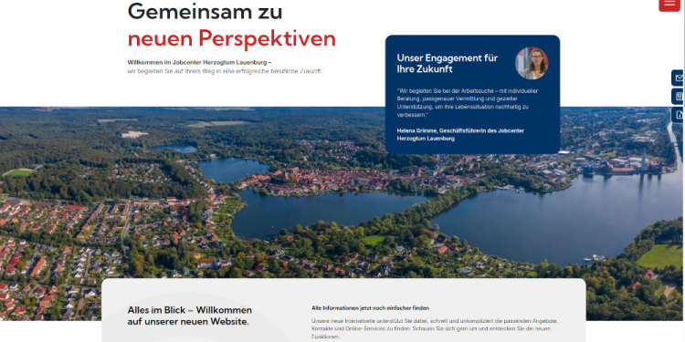 Jobcenter präsentiert neue Internetseite: Mehr Service, mehr Transparenz, mehr Zusammenarbeit