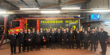 Möllner Feuerwehr verzeichnete 2025 insgesamt 290 Einsätze