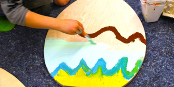 Ostereierbemalen in XXL