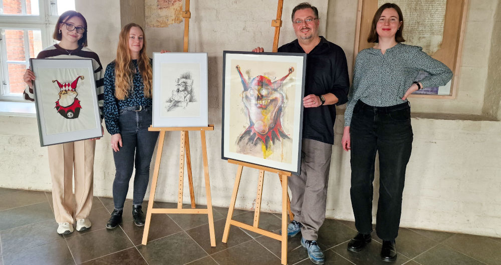 Drei neue Till-Eulenspiegel-Originale von Frank Hoppmann für das Möllner Museum