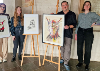 Drei neue Till-Eulenspiegel-Originale von Frank Hoppmann für das Möllner Museum