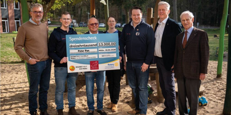 13.000 Euro für den Förderverein Peter Pan