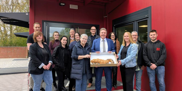 Buntenskamp-Grundschule – Eröffnung vom neuen Mensa-Container