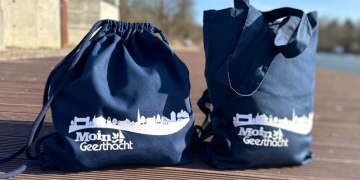 ‚Moin Geesthacht!‘ – Stadt grüßt mit neuen Upcycling-Taschen