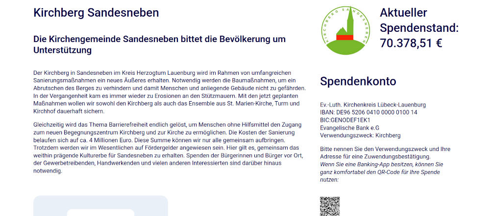 Die Berg-Retter von Sandesneben: Mit Leidenschaft und Kreativität für den Erhalt eines historischen Juwels