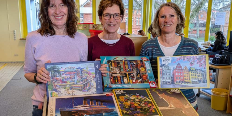 Zweiter Puzzletauschtag in der Stadtbücherei Geesthacht
