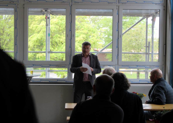 Richtfest an der Gemeinschaftsschule Sandesneben