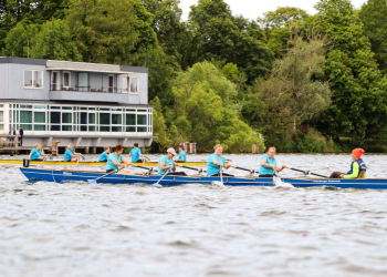 Im Gleichschlag über den Küchensee