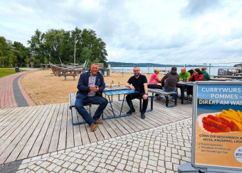 Ratzeburger Strandbad ‚Schlosswiese‘ öffnet für die Kioskbewirtung und den Spielplatz