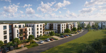 Ziegelsee-Quartier entsteht: Spatenstich für die Erschließung des ‚Holzhof‘