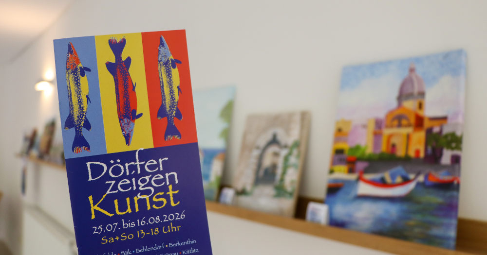 „Dörfer zeigen Kunst“ zu Gast im AMEOS Senioren Wohnsitz Ratzeburg