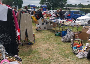 Flohmarkt auf dem Brink im Kankelauer Rundling