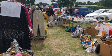 Flohmarkt auf dem Brink im Kankelauer Rundling