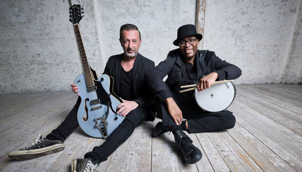 Farhad Heet und Robbie Smith an der Berkenthiner Kanalschleuse