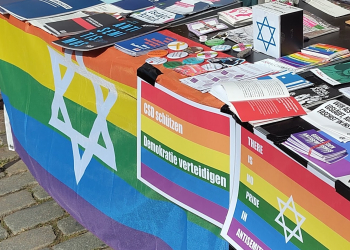 Bündnis gegen Antisemitismus Lübeck setzt beim CSD Zeichen gegen Diskriminierung