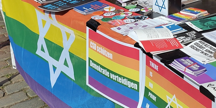 Bündnis gegen Antisemitismus Lübeck setzt beim CSD Zeichen gegen Diskriminierung