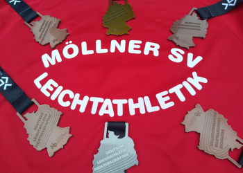 Medaillenregen für die Möllner Leichtathleten