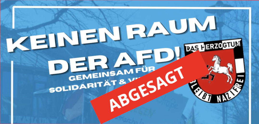 Aktualisierung: Kundgebung gegen AfD-Infostand in Ratzeburg abgesagt