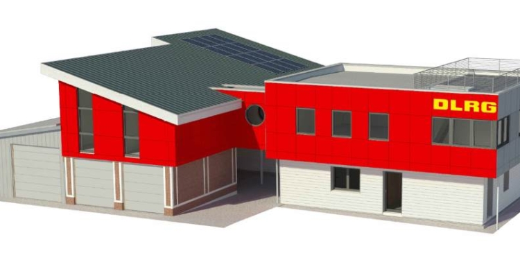 DLRG Mölln startet Erweiterungsbau am Luisenbad