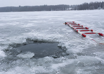 Mutiger Einsatz am Möllner Schulsee